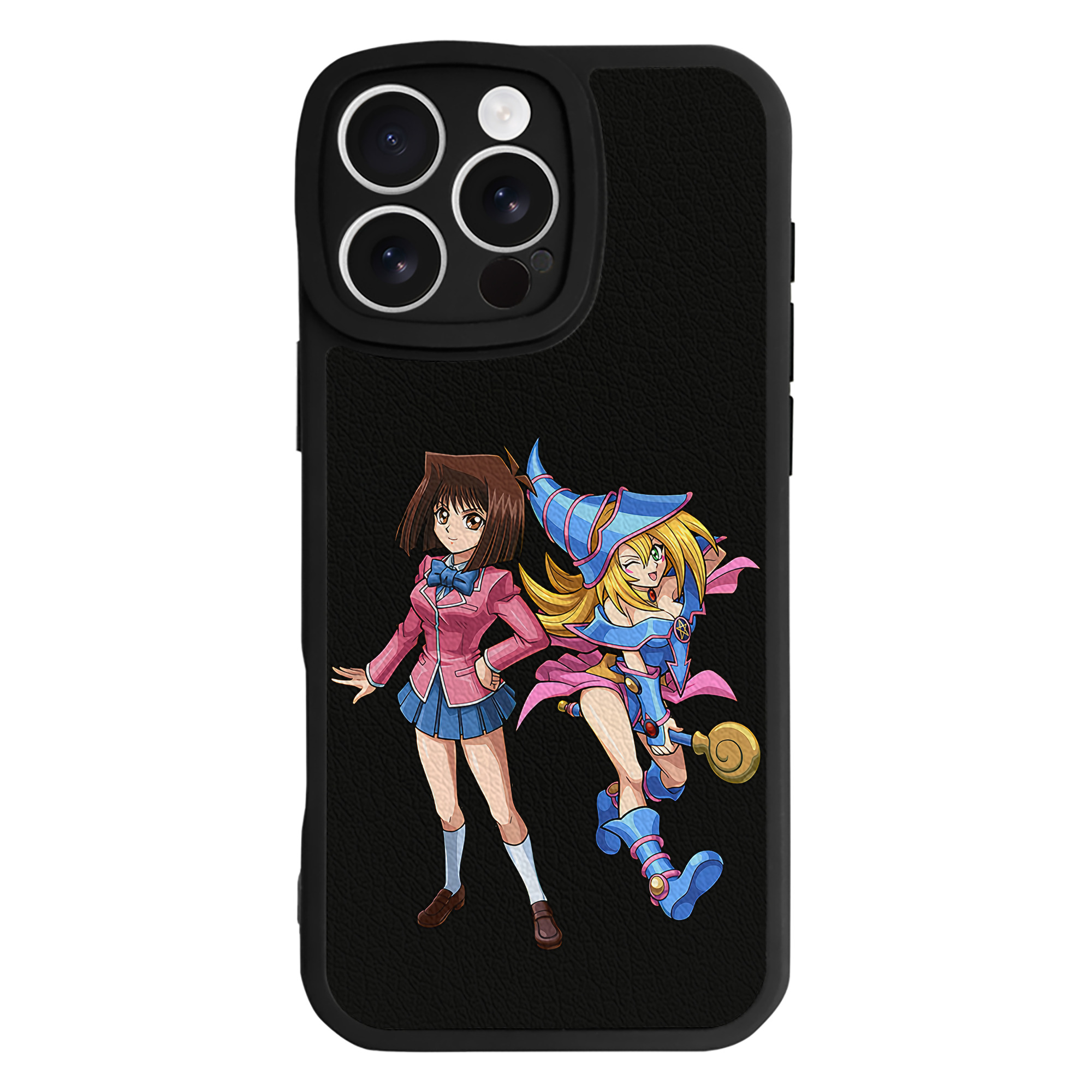遊☆戯☆王 Yu-Gi-Oh! 【iPhone 16シリーズ対応】シリコンスマホケース（レザー調） 材質：シリコン